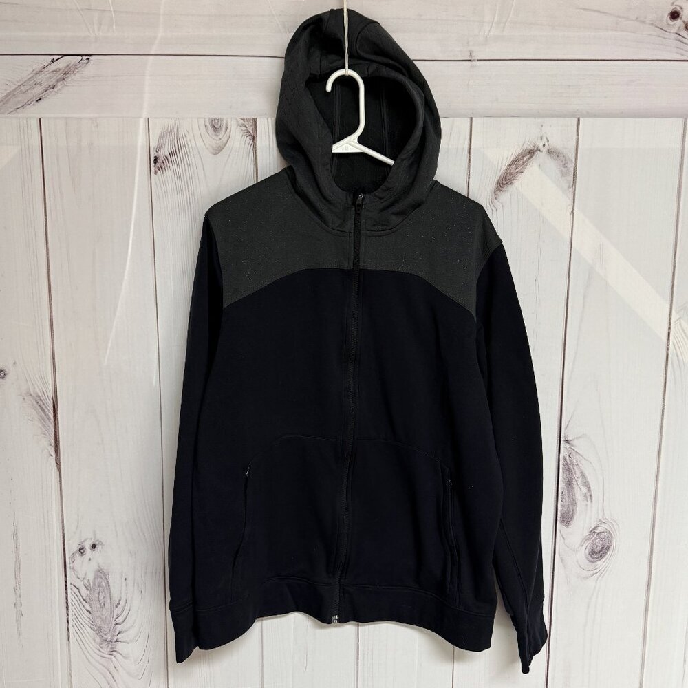 The North Face Ampere Full-Zip Hoodie Men’s Large Black/Gray EUC